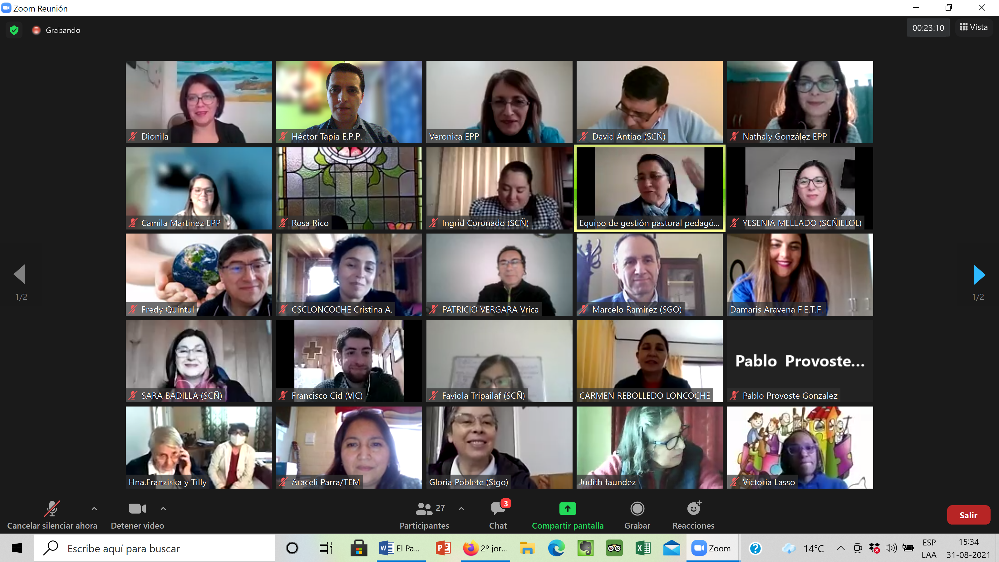 SEGUNDO ENCUENTRO PACTO EDUCATIVO GLOBAL SANTA CRUZ